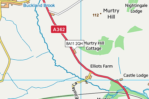 BA11 2QH map - OS VectorMap District (Ordnance Survey)