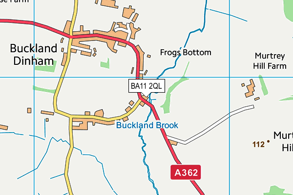 BA11 2QL map - OS VectorMap District (Ordnance Survey)