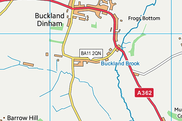 BA11 2QN map - OS VectorMap District (Ordnance Survey)