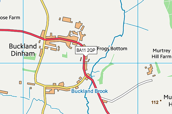 BA11 2QP map - OS VectorMap District (Ordnance Survey)