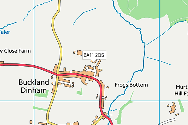 BA11 2QS map - OS VectorMap District (Ordnance Survey)