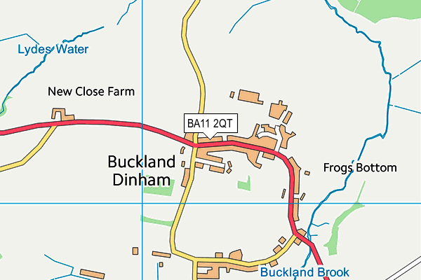 BA11 2QT map - OS VectorMap District (Ordnance Survey)