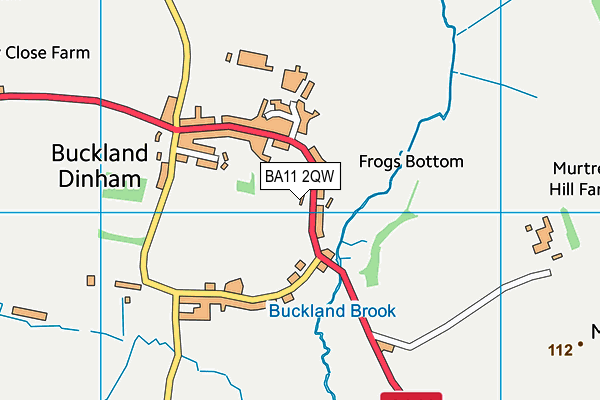 BA11 2QW map - OS VectorMap District (Ordnance Survey)