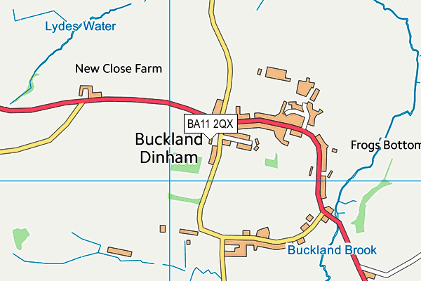 BA11 2QX map - OS VectorMap District (Ordnance Survey)