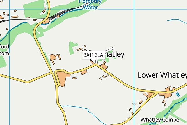 BA11 3LA map - OS VectorMap District (Ordnance Survey)