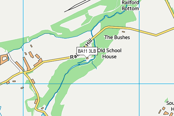 BA11 3LB map - OS VectorMap District (Ordnance Survey)