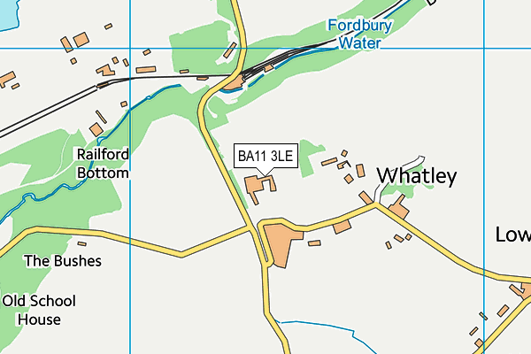 BA11 3LE map - OS VectorMap District (Ordnance Survey)