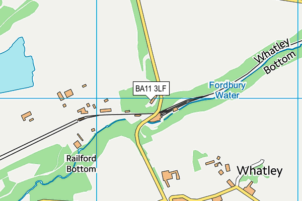 BA11 3LF map - OS VectorMap District (Ordnance Survey)