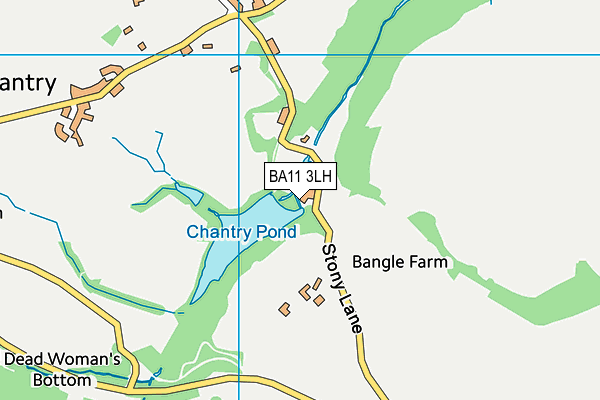 BA11 3LH map - OS VectorMap District (Ordnance Survey)