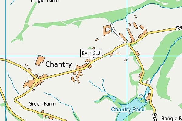 BA11 3LJ map - OS VectorMap District (Ordnance Survey)