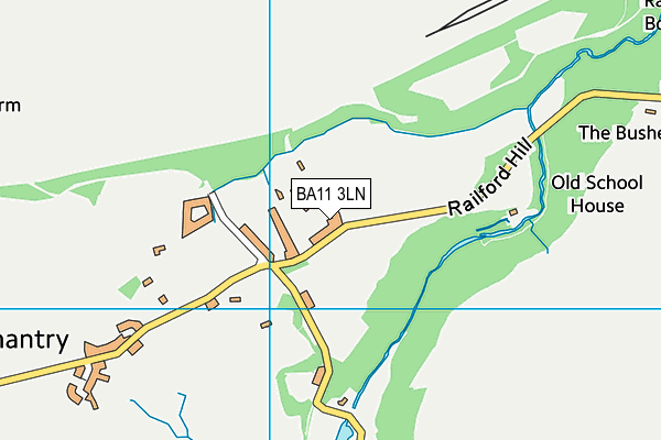 BA11 3LN map - OS VectorMap District (Ordnance Survey)