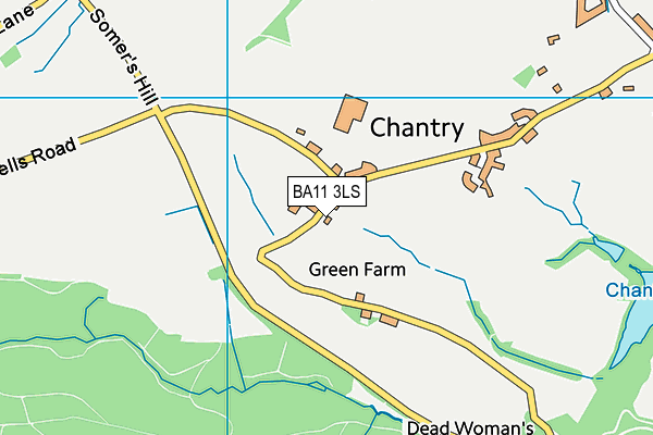 BA11 3LS map - OS VectorMap District (Ordnance Survey)