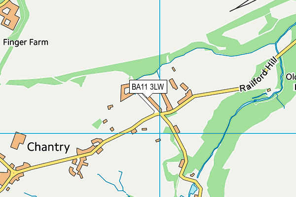 BA11 3LW map - OS VectorMap District (Ordnance Survey)