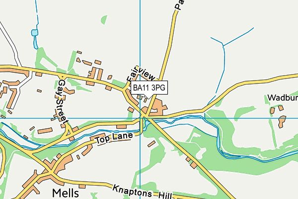 BA11 3PG map - OS VectorMap District (Ordnance Survey)