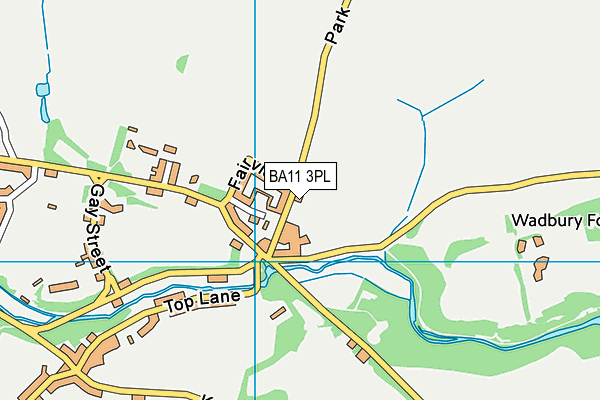 BA11 3PL map - OS VectorMap District (Ordnance Survey)