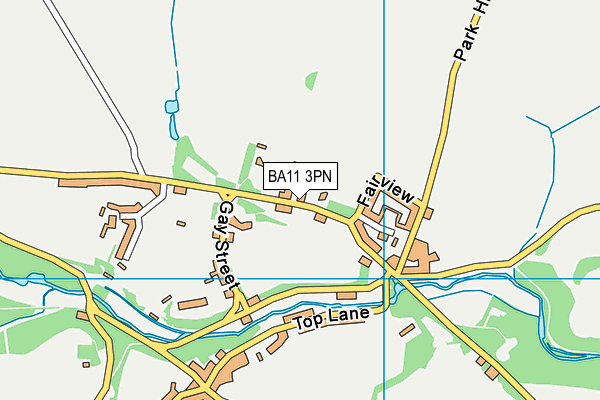 BA11 3PN map - OS VectorMap District (Ordnance Survey)