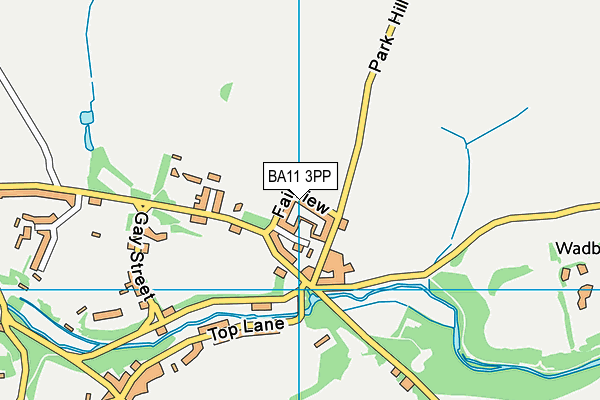 BA11 3PP map - OS VectorMap District (Ordnance Survey)