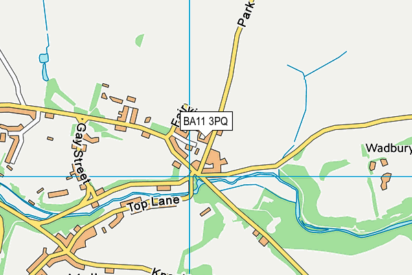 BA11 3PQ map - OS VectorMap District (Ordnance Survey)