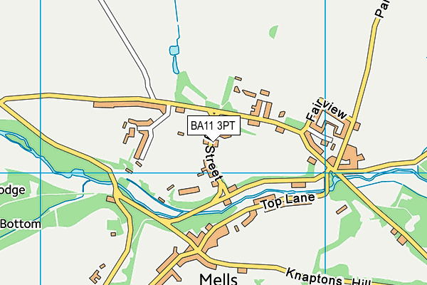 BA11 3PT map - OS VectorMap District (Ordnance Survey)