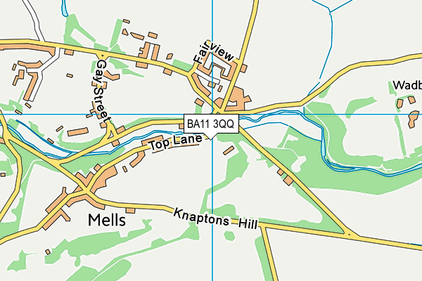 BA11 3QQ map - OS VectorMap District (Ordnance Survey)