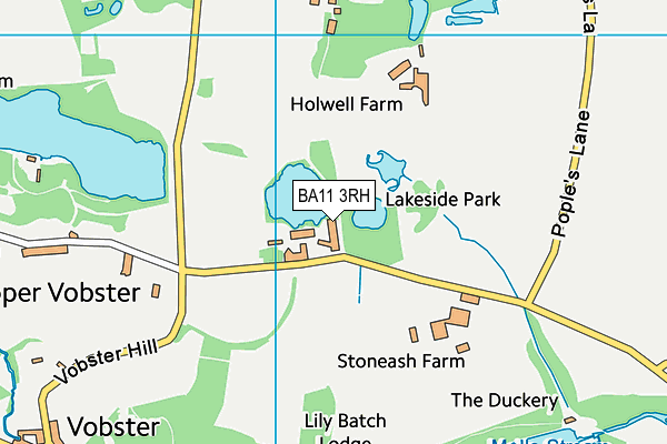 BA11 3RH map - OS VectorMap District (Ordnance Survey)