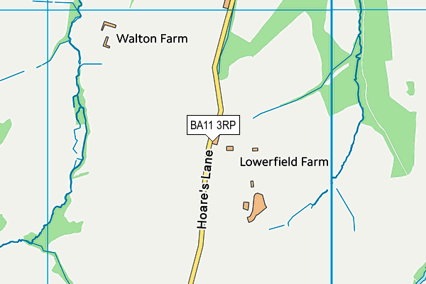 BA11 3RP map - OS VectorMap District (Ordnance Survey)