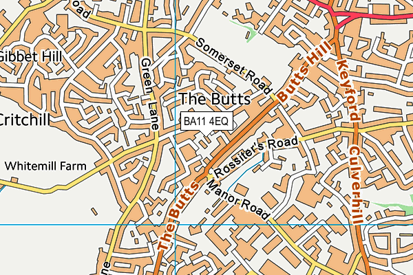 BA11 4EQ map - OS VectorMap District (Ordnance Survey)