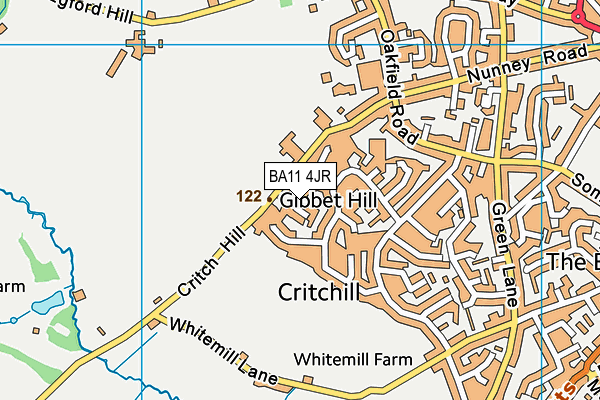 Map of SOUTHERN BELLS LTD at district scale