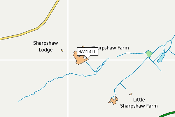 BA11 4LL map - OS VectorMap District (Ordnance Survey)