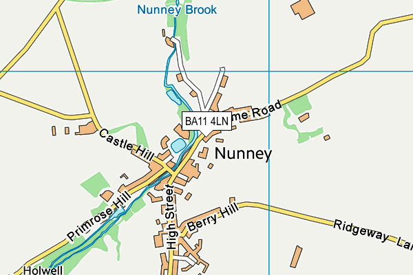 BA11 4LN map - OS VectorMap District (Ordnance Survey)