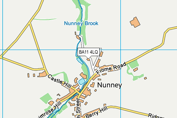 BA11 4LQ map - OS VectorMap District (Ordnance Survey)