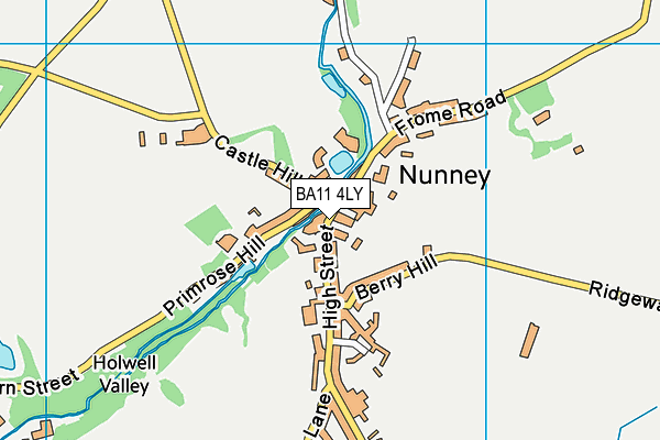 BA11 4LY map - OS VectorMap District (Ordnance Survey)