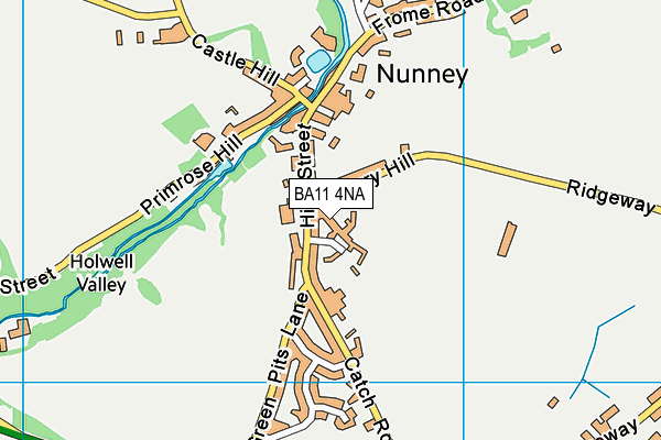 BA11 4NA map - OS VectorMap District (Ordnance Survey)