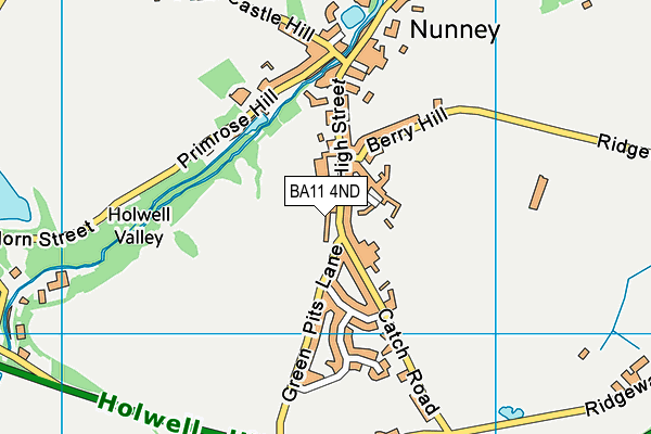BA11 4ND map - OS VectorMap District (Ordnance Survey)