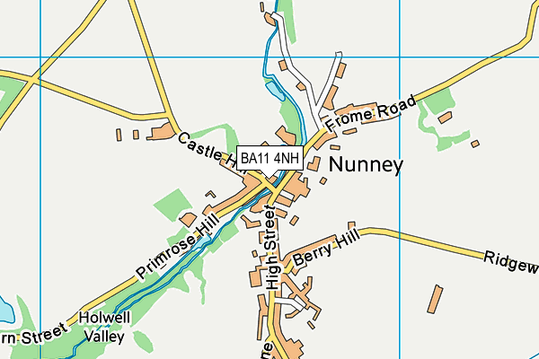 BA11 4NH map - OS VectorMap District (Ordnance Survey)