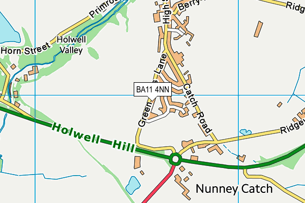 BA11 4NN map - OS VectorMap District (Ordnance Survey)