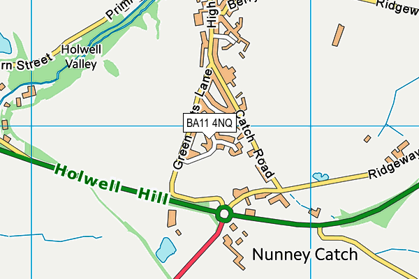 BA11 4NQ map - OS VectorMap District (Ordnance Survey)