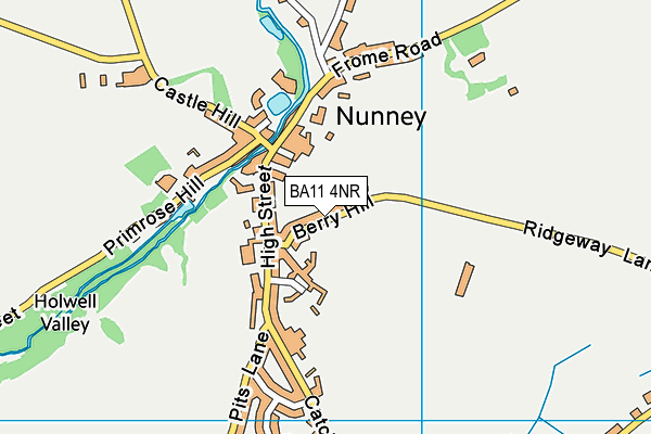 BA11 4NR map - OS VectorMap District (Ordnance Survey)