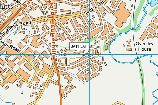 BA11 5AH map - OS VectorMap District (Ordnance Survey)