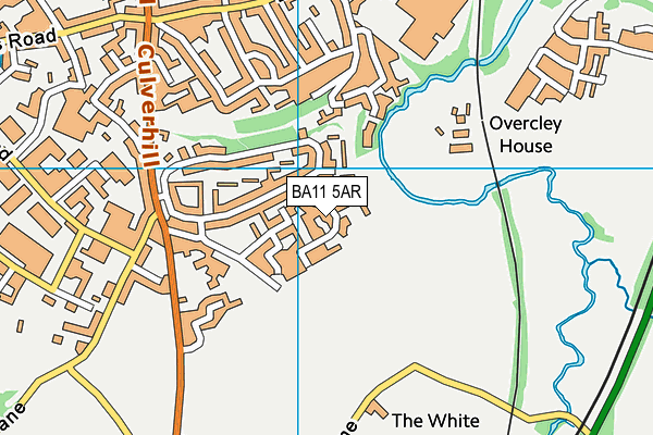 BA11 5AR map - OS VectorMap District (Ordnance Survey)