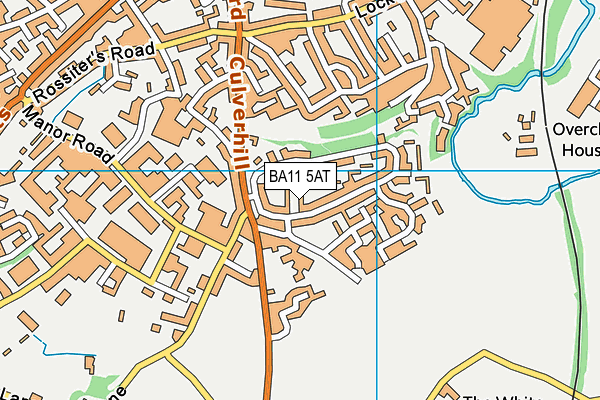 BA11 5AT map - OS VectorMap District (Ordnance Survey)