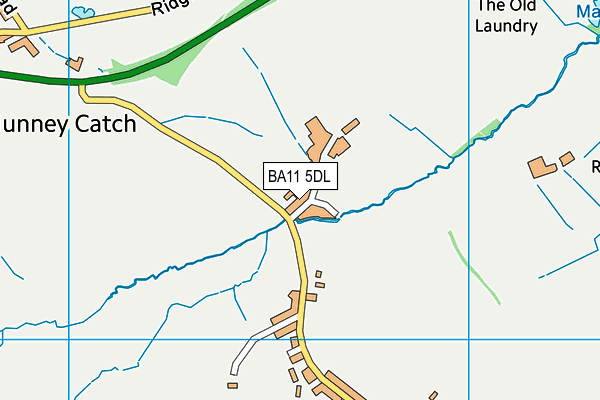 BA11 5DL map - OS VectorMap District (Ordnance Survey)