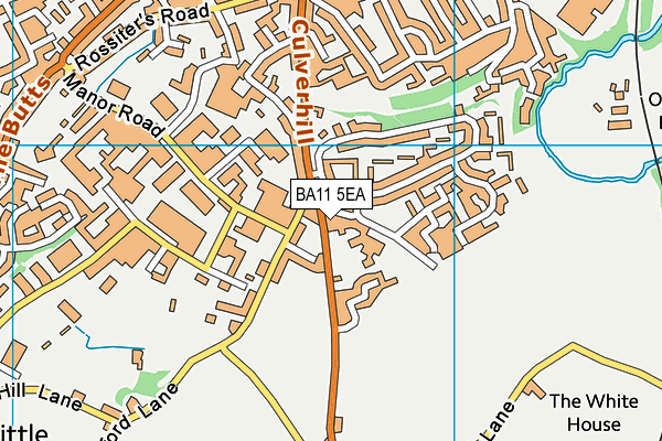 BA11 5EA map - OS VectorMap District (Ordnance Survey)