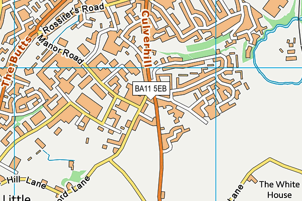 BA11 5EB map - OS VectorMap District (Ordnance Survey)