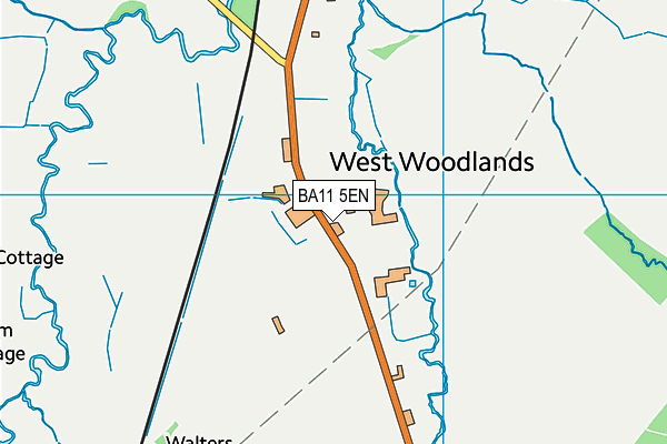 BA11 5EN map - OS VectorMap District (Ordnance Survey)