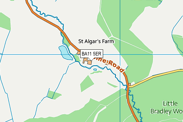 BA11 5ER map - OS VectorMap District (Ordnance Survey)