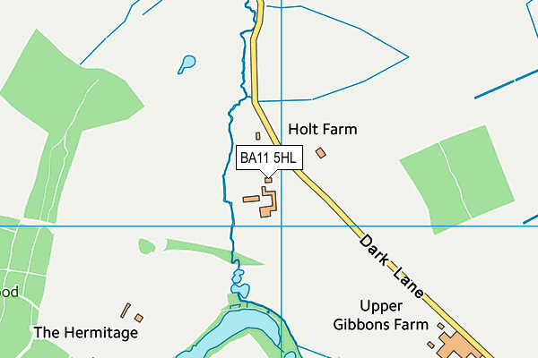 BA11 5HL map - OS VectorMap District (Ordnance Survey)