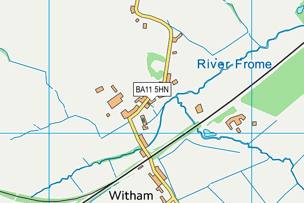 BA11 5HN map - OS VectorMap District (Ordnance Survey)