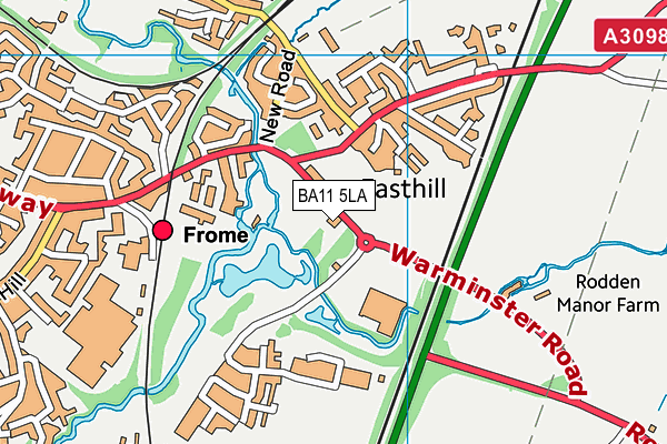 BA11 5LA map - OS VectorMap District (Ordnance Survey)