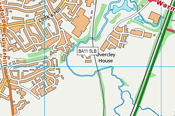 BA11 5LB map - OS VectorMap District (Ordnance Survey)